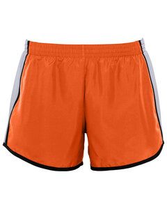Augusta Sportswear 1265 - Ladies Pulse Short Orange/ White/ Black