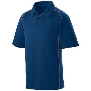 Augusta Sportswear 5091 - Remera Polo de la suerte Navy/Orange