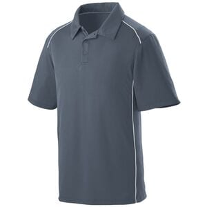 Augusta Sportswear 5091 - Remera Polo de la suerte Graphite/White