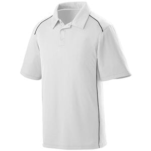 Augusta Sportswear 5091 - Remera Polo de la suerte Blanco / Negro