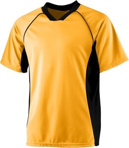 Augusta Sportswear 244 - Youth Wicking Soccer Jersey Gold/Black