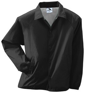 Augusta Sportswear 3101 - Youth Nylon Coaches Jacket Negro