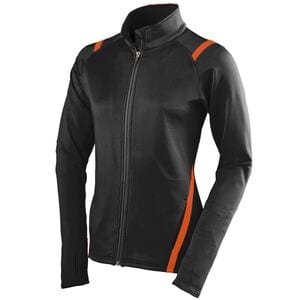 Augusta Sportswear 4811 - Girls Freedom Jacket Black/Orange