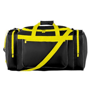 Augusta Sportswear 511 - Gear Bag Black/ Power Yellow