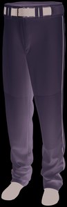 Augusta Sportswear 1445 - Series Baseball/Softball Pant With Piping Silver Grey/Black