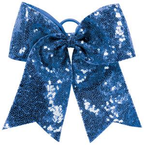Augusta Sportswear 6702 - Sequin Cheer Hair Bow Real Azul