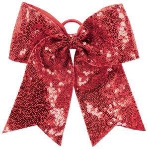 Augusta Sportswear 6702 - Sequin Cheer Hair Bow Rojo