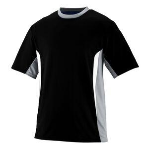 Augusta Sportswear 1510 - Surge Jersey Black/ Silver Grey/ White