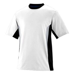 Augusta Sportswear 1510 - Surge Jersey White/Black/Silver Grey