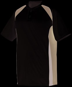 Augusta Sportswear 1540 - Base Hit Jersey White/Graphite/Black