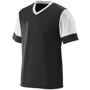 Augusta Sportswear 1600 - Lightning Jersey Negro / Blanco