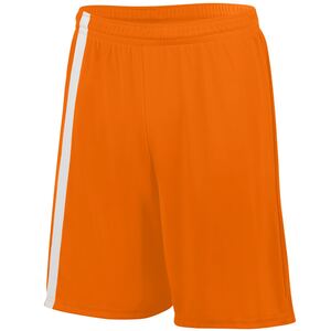 Augusta Sportswear 1623 - Youth Attacking Third Short Power Orange/ White