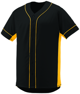 Augusta Sportswear 1660 - Slugger Jersey Black/Gold