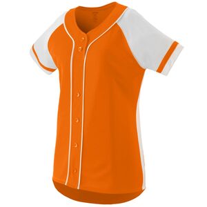 Augusta Sportswear 1665 - Ladies Winner Jersey Power Orange/ White