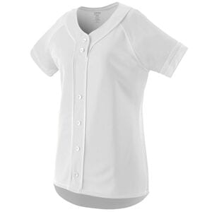 Augusta Sportswear 1666 - Girls Winner Jersey White/White