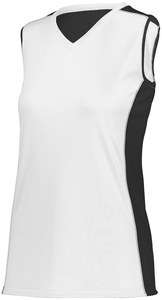 Augusta Sportswear 1677 - Girls Paragon Jersey White/ Black/ White