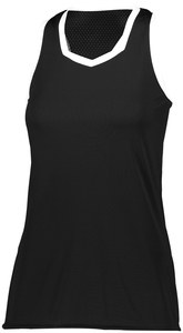 Augusta Sportswear 1679 - Girls Crosse Jersey Negro / Blanco