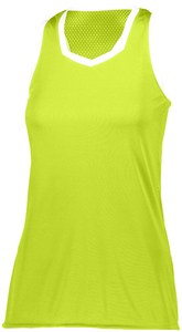 Augusta Sportswear 1679 - Girls Crosse Jersey Lime/White