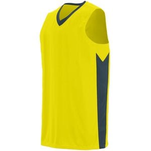 Augusta Sportswear 1713 - Youth Block Out Jersey Power Yellow/ Slate