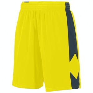 Augusta Sportswear 1715 - Block Out Short Power Yellow/ Slate