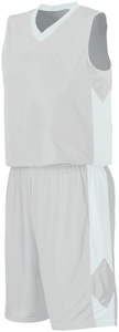 Augusta Sportswear 1715 - Block Out Short White/White