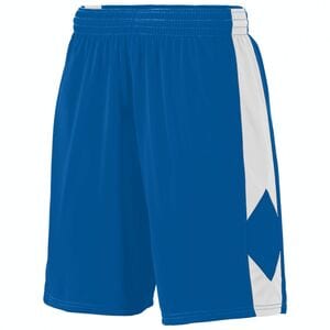 Augusta Sportswear 1716 - Youth Block Out Short Royal/White