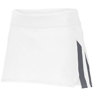 Augusta Sportswear 2440 - Ladies Full Force Skort White/Graphite