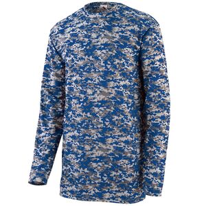 Augusta Sportswear 2788 - Augusta Sportswear 2788 -Remera de manga larga absorbente con impresión Digi Camo Royal Digi