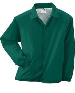 Augusta Sportswear 3100 - Chaqueta de entrenador de nylon / forrada Verde oscuro