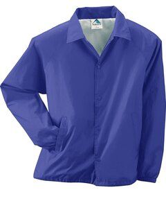 Augusta Sportswear 3100 - Chaqueta de entrenador de nylon / forrada Púrpura