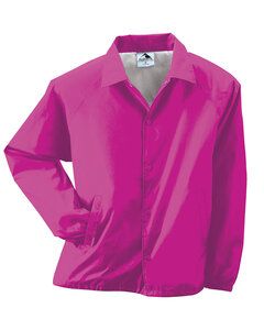 Augusta Sportswear 3100 - Chaqueta de entrenador de nylon / forrada Power Pink