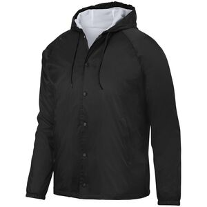Augusta Sportswear 3102 - Campera Coach con capucha  Negro