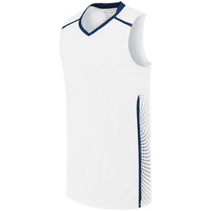 HighFive 332390 - Adult Comet Jersey White/Navy/Graphite