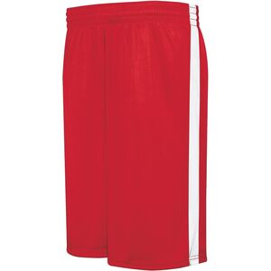 HighFive 335870 - Competition Reversible Short  Scarlet/White