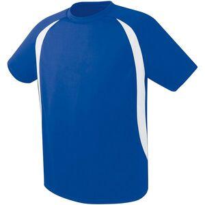 HighFive 322780 - Liberty  Soccer Jersey Royal/White