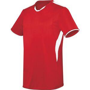 HighFive 322890 - Globe Jersey Scarlet/White