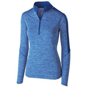 Holloway 222742 - Ladies Electrify 1/2 Zip Pullover Royal Heather/ Royal