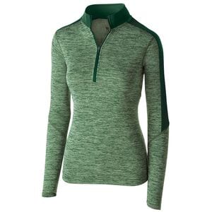 Holloway 222742 - Ladies Electrify 1/2 Zip Pullover Forest Heather/Forest