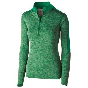 Holloway 222742 - Ladies Electrify 1/2 Zip Pullover Kelly Heather/Kelly