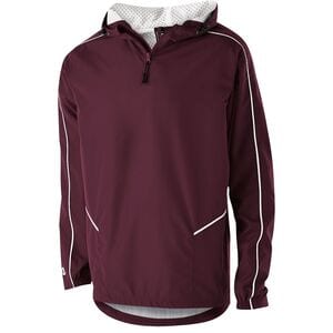 Holloway 229216 - Youth Wizard Pullover Maroon/White