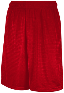 Russell 651AFM - Mesh Shorts With Pockets True Red