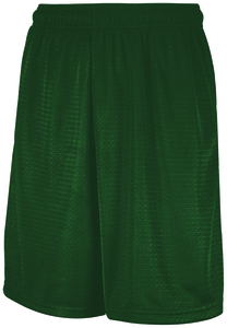 Russell 651AFM - Mesh Shorts With Pockets Verde oscuro