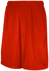 Russell 651AFM - Mesh Shorts With Pockets Burnt Orange