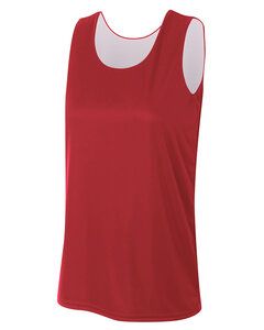 A4 A4NW2375 - Women's Reversible Jump Jersey Cardinal/White