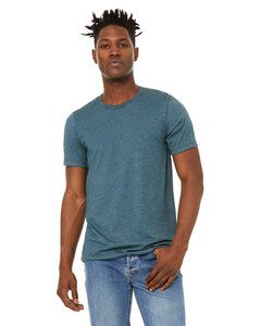 BELLA+CANVAS B3301 - Bella+Canvas Unisex Sueded Tee Heather Deep Teal