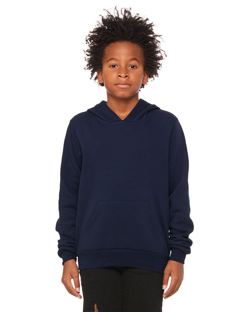 BELLA+CANVAS B3719Y - Youth Sponge Fleece Pullover Hood