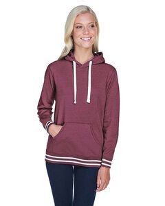 J. America JA8651 - Ladies' Relay Hood Fleece Granate