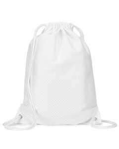 Liberty Bags LB8895 - Jersey Mesh Drawstring Backpack Blanco