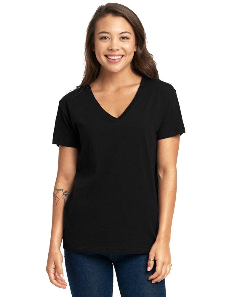 Next Level NL3940 - Remera relajada con cuello en V para mujeres