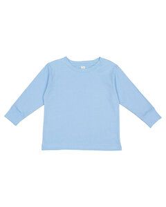 Rabbit Skins LA3302 - Toddler Long Sleeve Fine Jersey Tee Azul Cielo